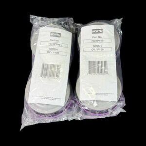 North Part #7581P100 NIOSH OV/P100 Replacement Cartridges Lot of 2 (2-pack) New!